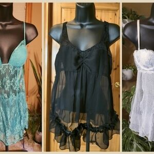 Victoria's Secret, Baby Doll, Elegant Lace Chemises, Bundle